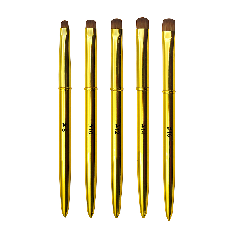 Furniture Hardware Nails - コリンスキー フレンチネイルアートブラシ アクリル描画 ラインストーン ジェルペイント ゴールデンメタルハンドル