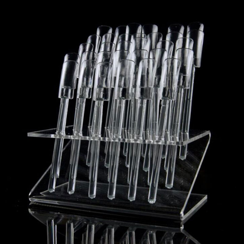 Furniture Hardware Nails - ネイルアート用の透明なアクリルチップ,32のヒント,マニキュアの練習用ディスプレイ,カラーウォッチ