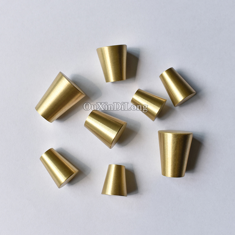 Furniture Hardware Brands - 真新しい 10 ピース/ロットヨーロッパ真鍮キャビネットプルハンドルキッチン食器棚ワードローブ引き出しドアノブ家具ハンドルハードウェア