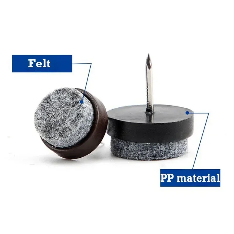 プラスチック製フェルトパッド14-28mm,滑り止め,テーブ - Furniture Hardware Nails のレビューと価格