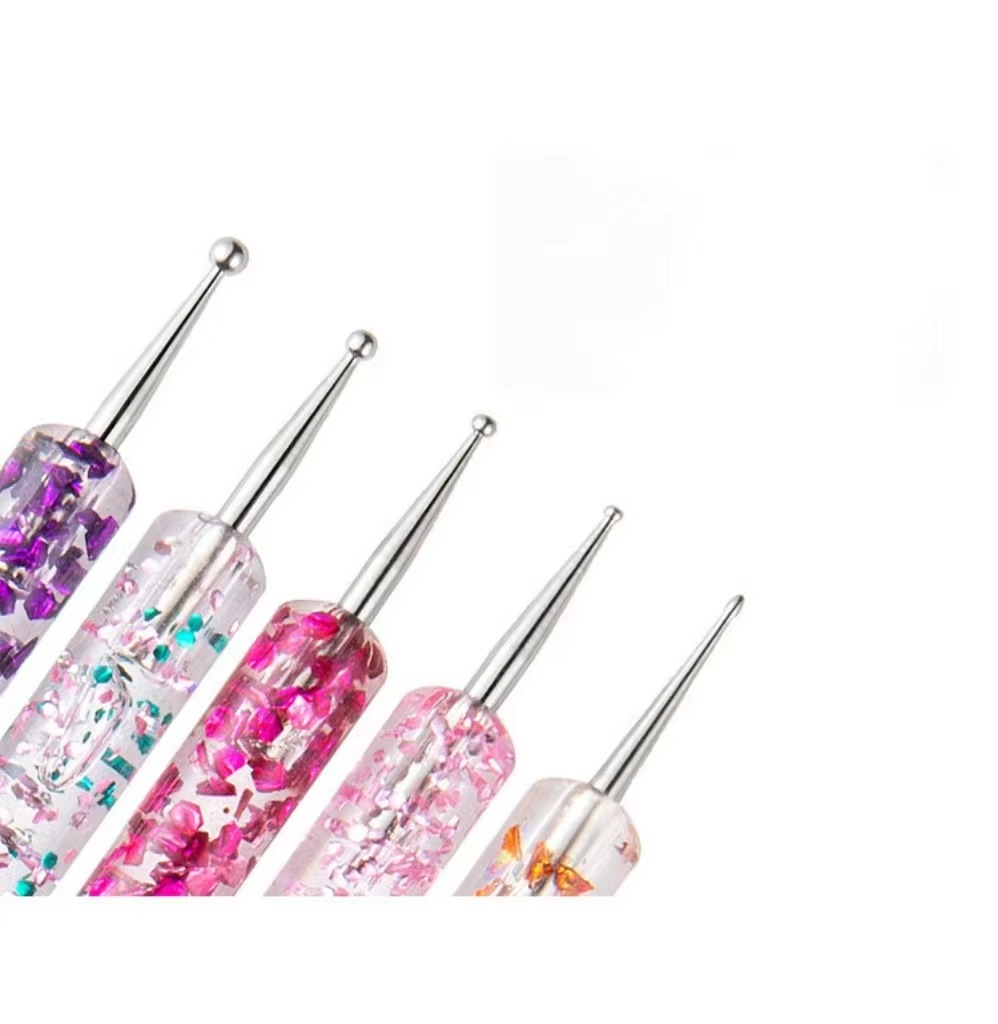 5本セット 両端使えるネイルアートドットペン ラインストーン - Furniture Hardware Nails のレビューと価格
