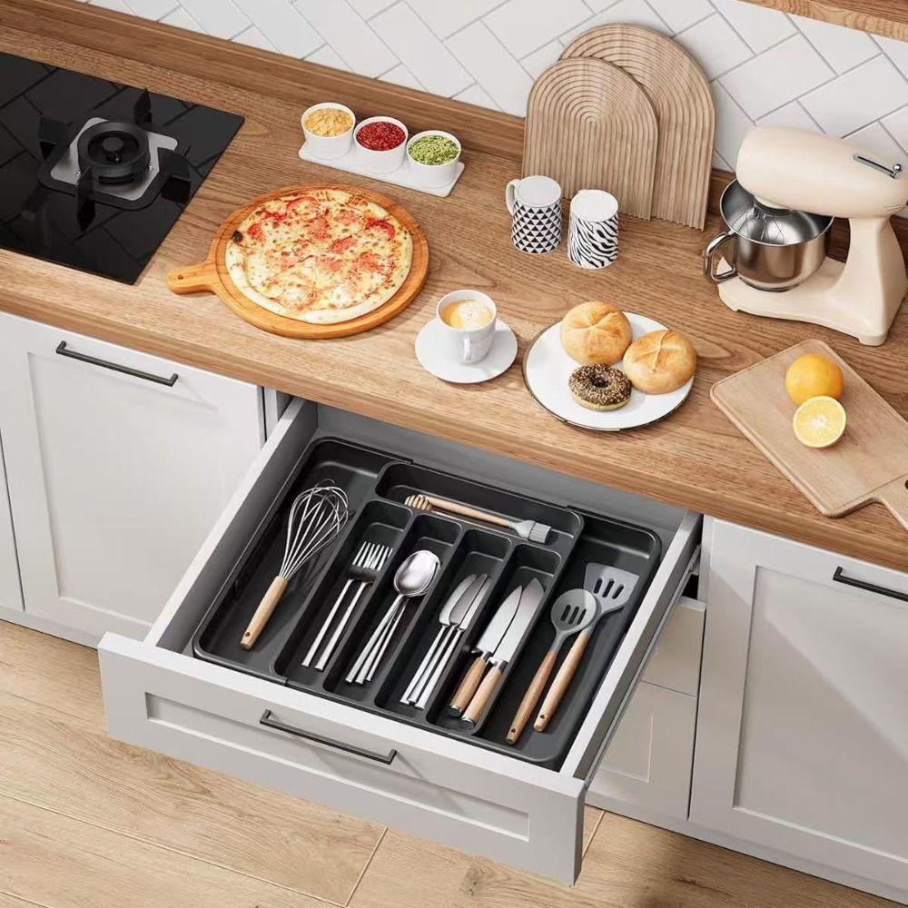 調節可能なカトラリードロワーオーガナイザー、拡張可能、省スペ - Drawer Organizer Peg のレビューと価格
