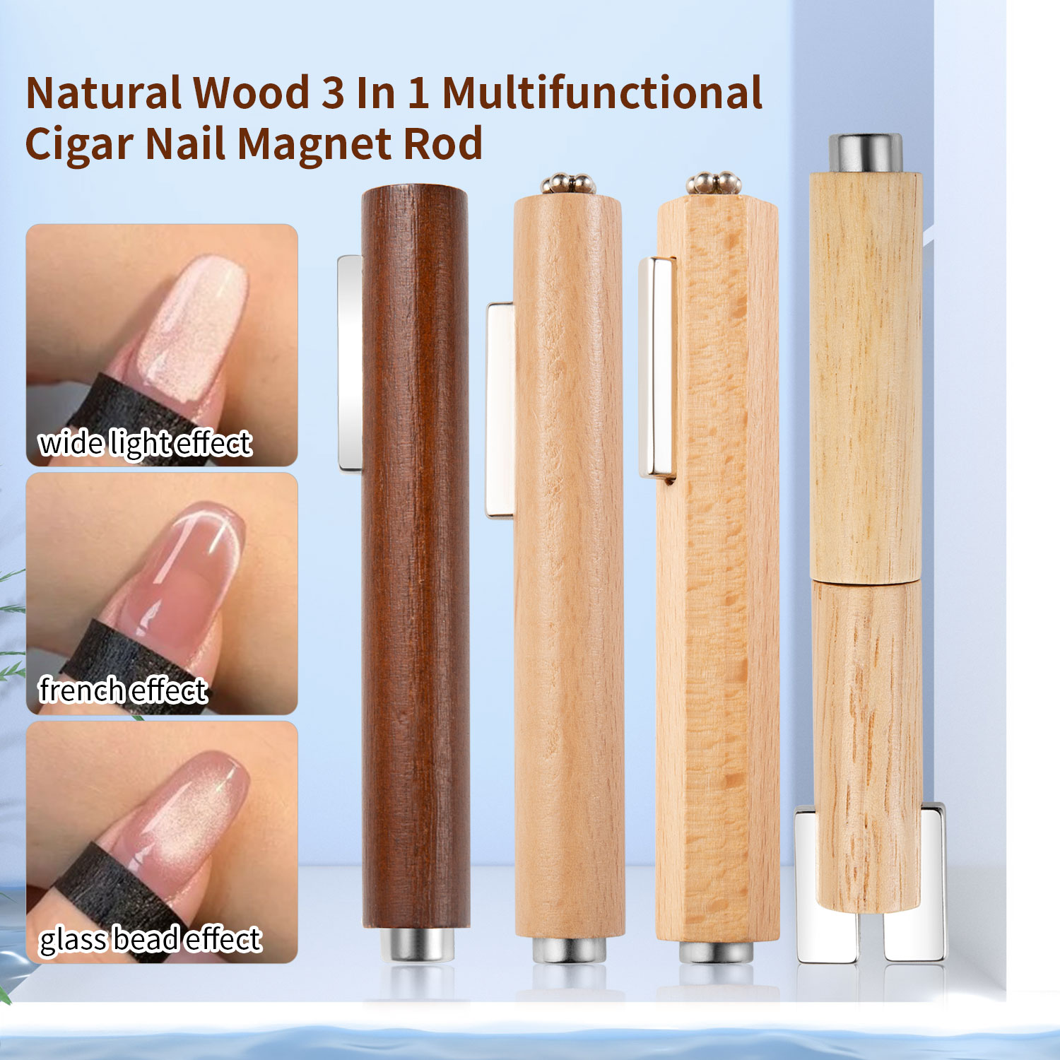 1pc ネイルアートネイル磁気スティックキャットアイ磁気ロッ - Furniture Hardware Nails のレビューと価格