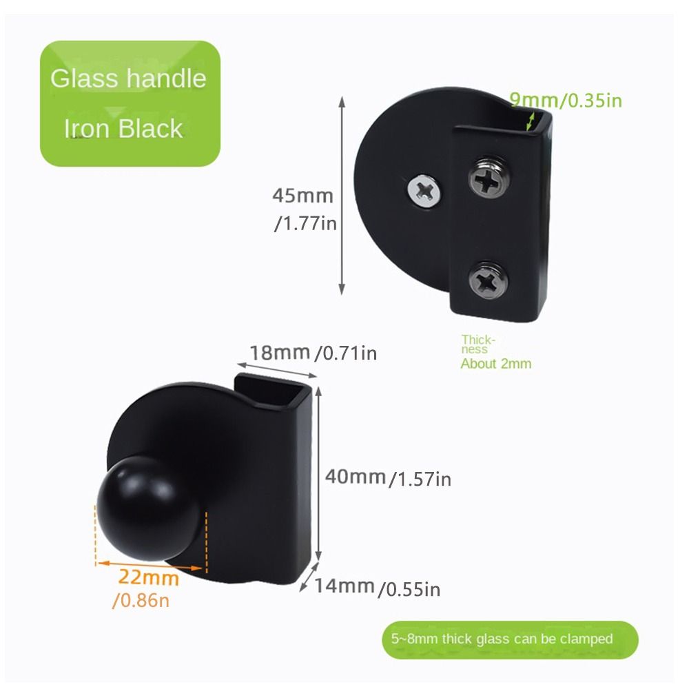 オフィス用プランククリップ家具ハードウェア固定クリップガラス - Furniture Hardware Handles のレビューと価格