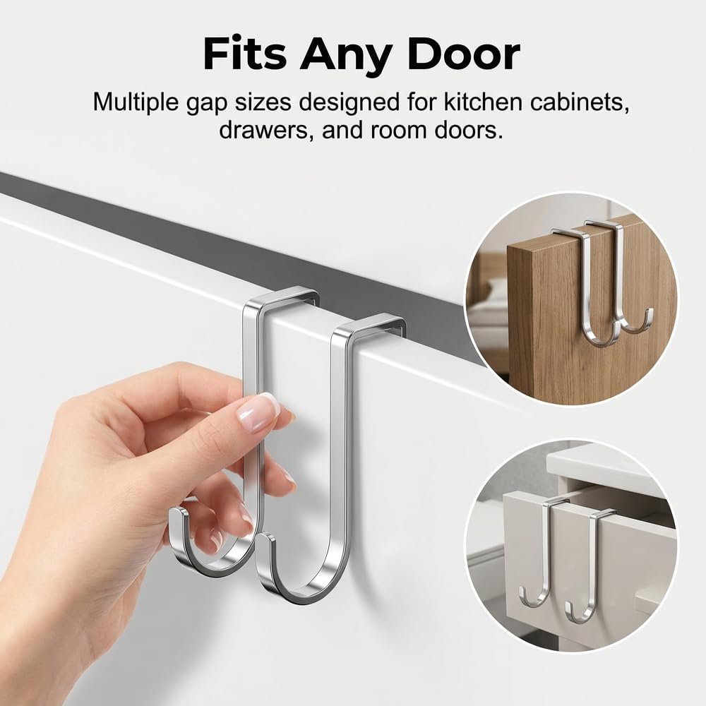 ステンレス鋼ダブル S 字型フック爪不要のオーバーキャビネッ - Drawer Organizer Peg のレビューと価格