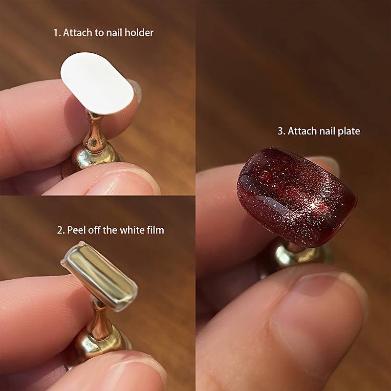 ネイルアートディスプレイ粘着タブ2個、付け爪マニキュアチップ - Furniture Hardware Nails のレビューと価格