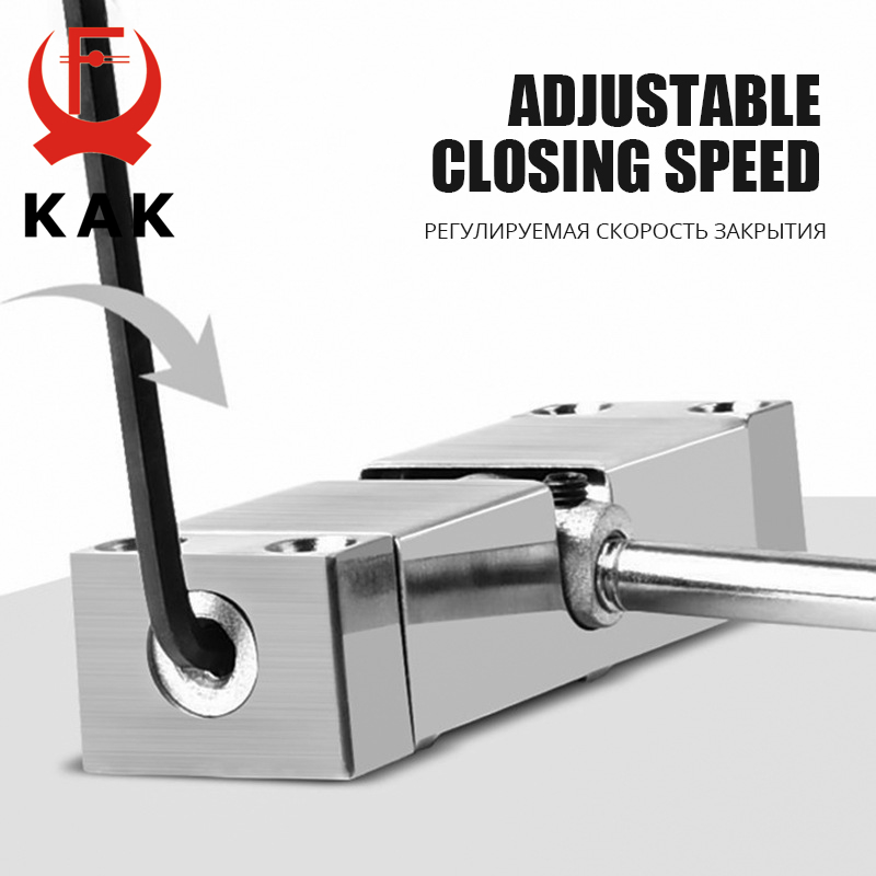 Kak-自動ドアクローザー,ステンレス鋼,調整可能な速度,最 - Furniture Hardware Gold のレビューと価格