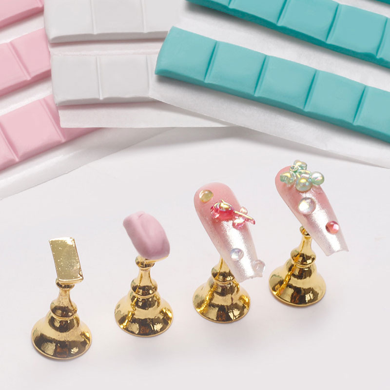 1 パックネイル接着剤粘土スティック爪のヒントホルダースタン - Furniture Hardware Nails のレビューと価格