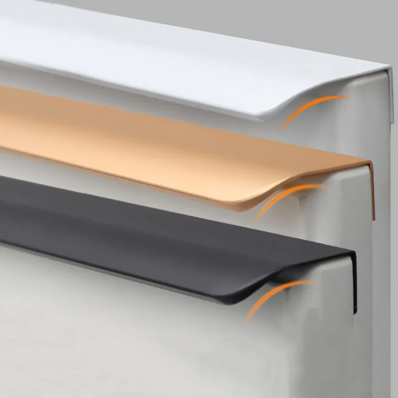 ゴールドキッチンキャビネットワードローブドア目に見えないドレ - Furniture Hardware Gold のレビューと価格