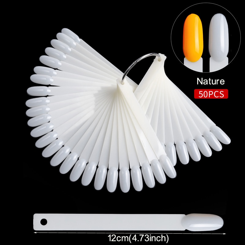 ネイルディスプレイスティッククリアナチュラル色見本チャートと - Furniture Hardware Nails のレビューと価格