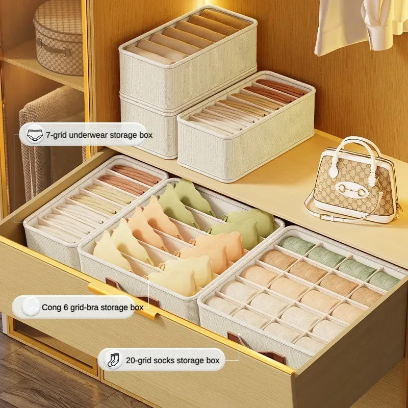 1-5 個の布製引き出しオーガナイザー、下着、靴下、ブラジャ - Drawer Organizer Peg のレビューと価格