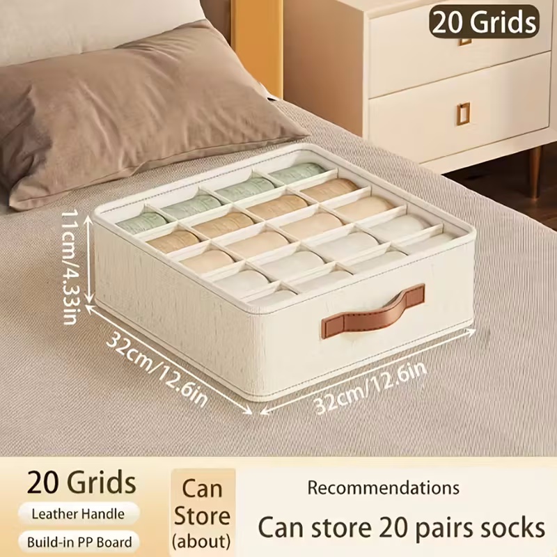 1-5 個の布製引き出しオーガナイザー、下着、靴下、ブラジャ - Drawer Organizer Peg のレビューと価格