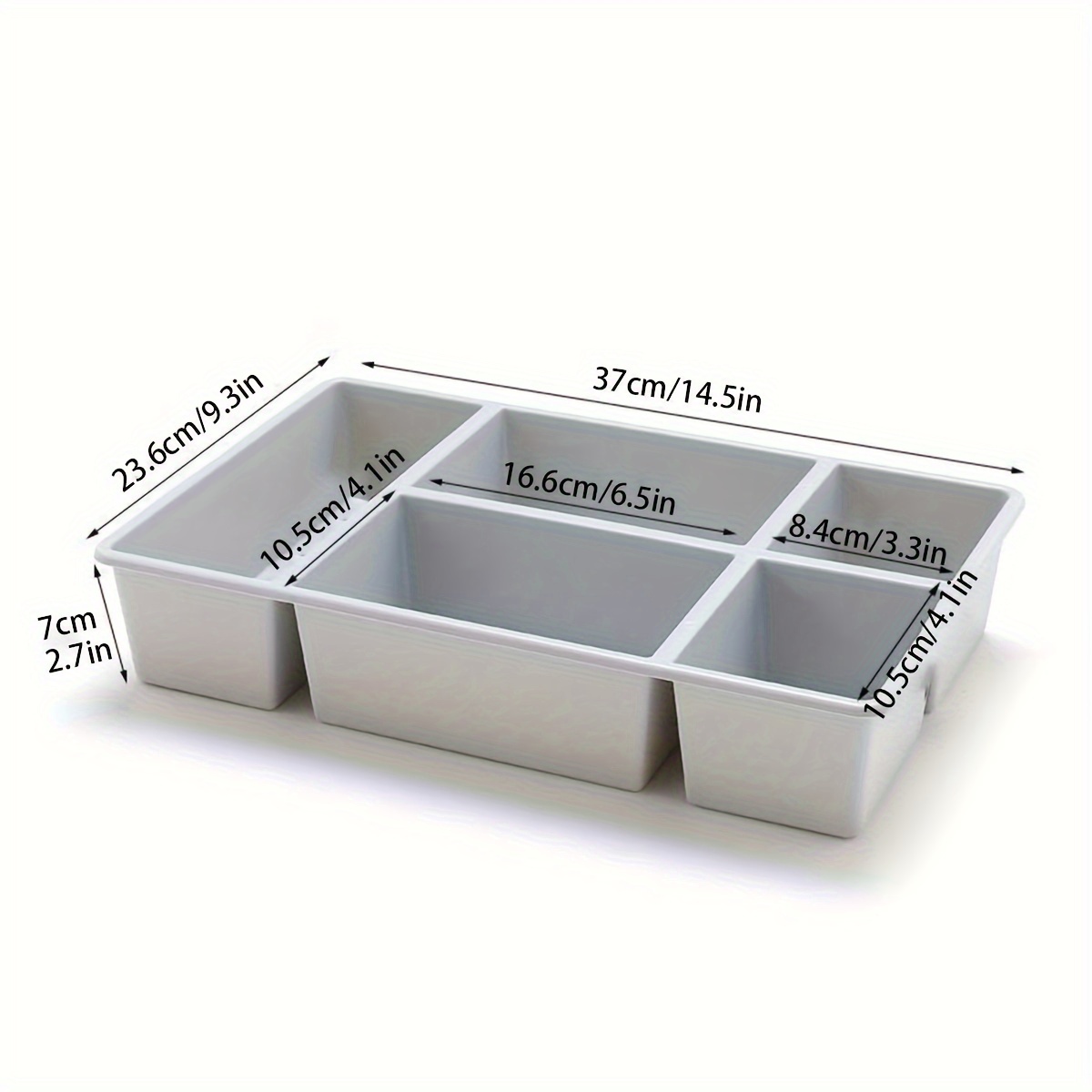 2個入り分割収納ボックス、画材、レゴブロック用のマルチグリッ - Drawer Organizer Peg のレビューと価格