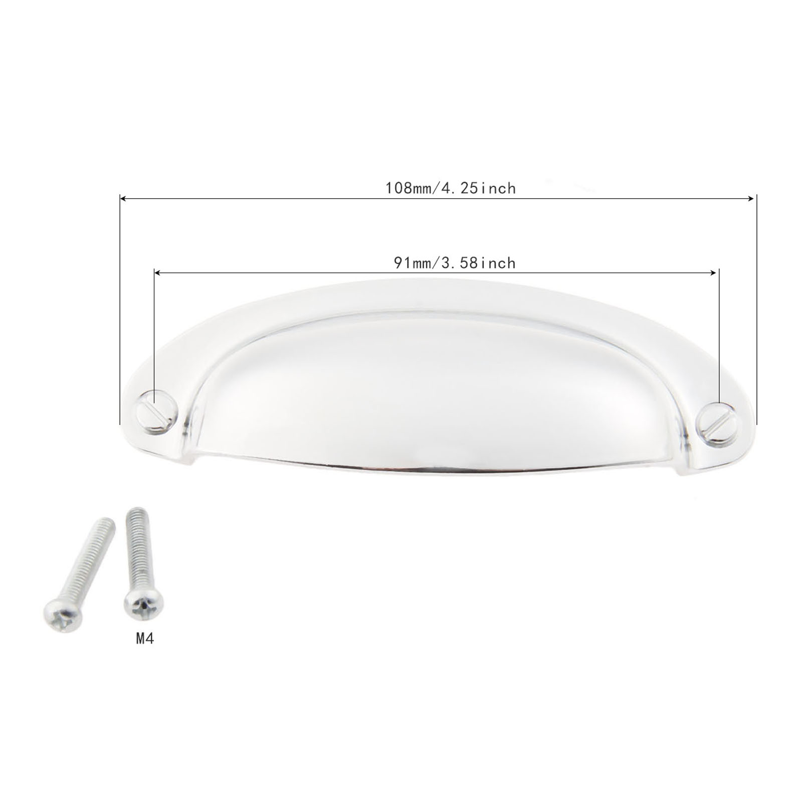 ヴィンテージシェルハンドル108x40mm,アンティークブロ - Furniture Hardware Gold のレビューと価格