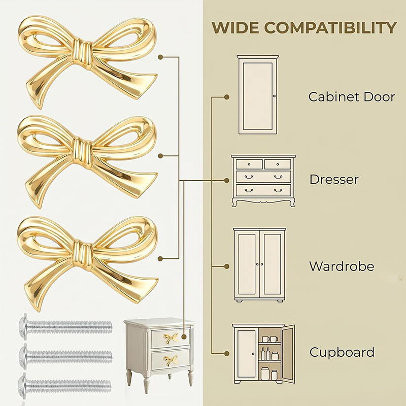 2/4/8 個弓形引き出しノブゴールドキャビネットハンドルキ - Furniture Hardware Gold のレビューと価格
