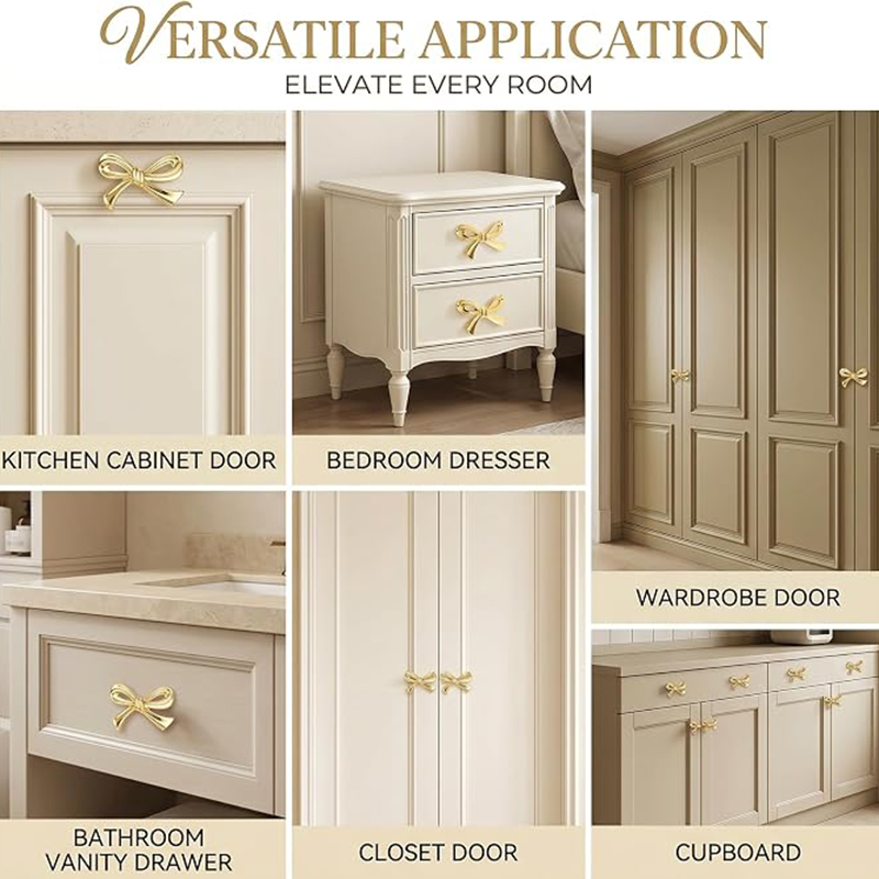 2/4/8 個弓形引き出しノブゴールドキャビネットハンドルキ - Furniture Hardware Gold のレビューと価格