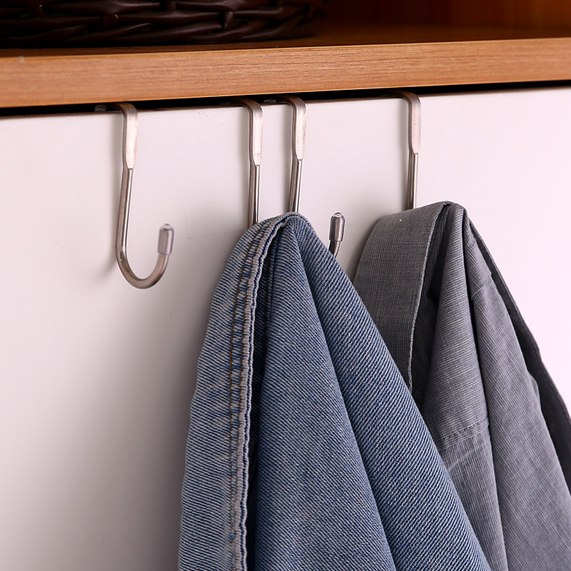 ステンレス製ドア掛けフック 穴あけ不要 ダブルS字フック シ - Drawer Organizer Peg のレビューと価格