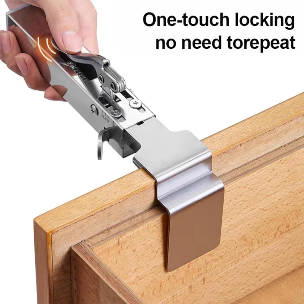 クイックインストール引き出しフロント取り付けクランプ、キャビ - Drawer Organizer Peg のレビューと価格