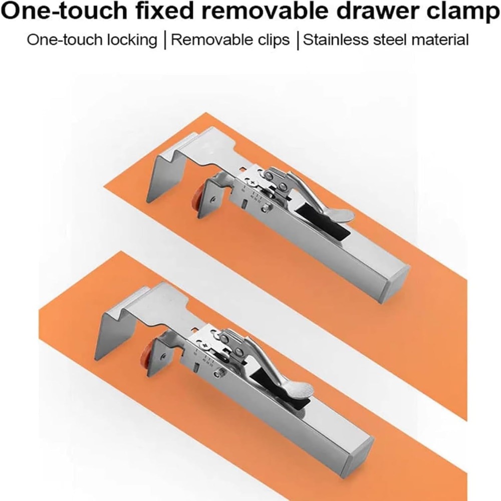 クイックインストール引き出しフロント取り付けクランプ、キャビ - Drawer Organizer Peg のレビューと価格