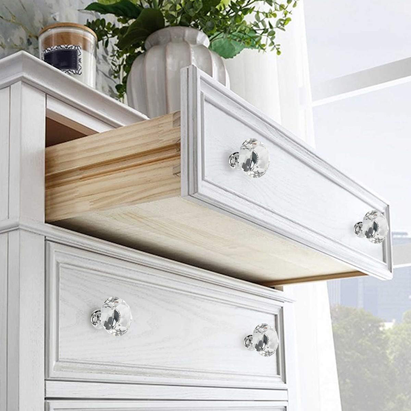 6 個のキャビネットノブネジ付き 30 ミリメートルラウンド - Furniture Hardware Kit のレビューと価格