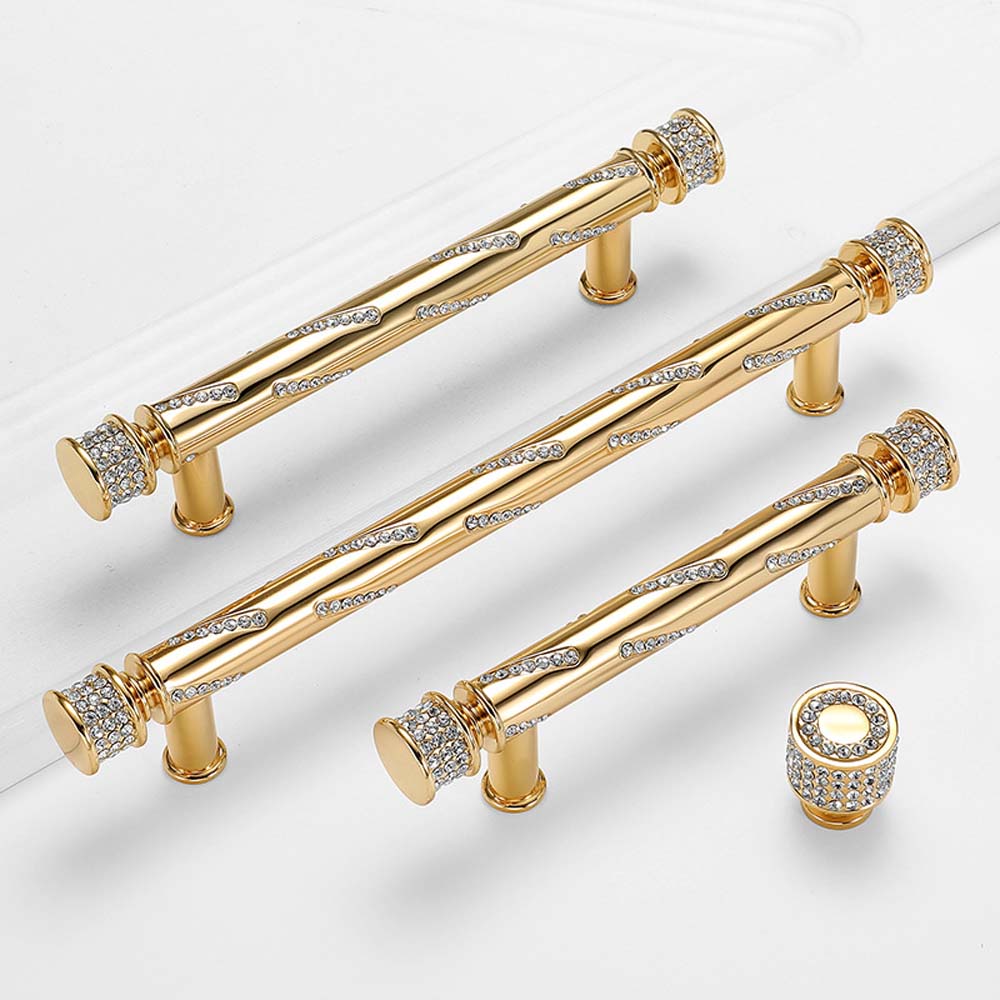 デラックスゴールドライトキャビネットハンドル,引き出しハンド - Furniture Hardware Gold のレビューと価格