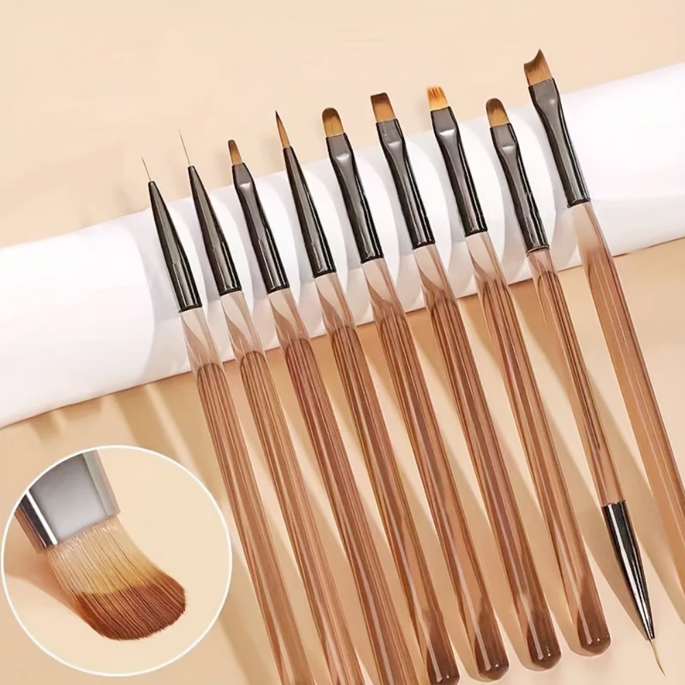 9本入りネイルブラシセット ネイルアートデザイン ネイルチッ - Furniture Hardware Nails のレビューと価格
