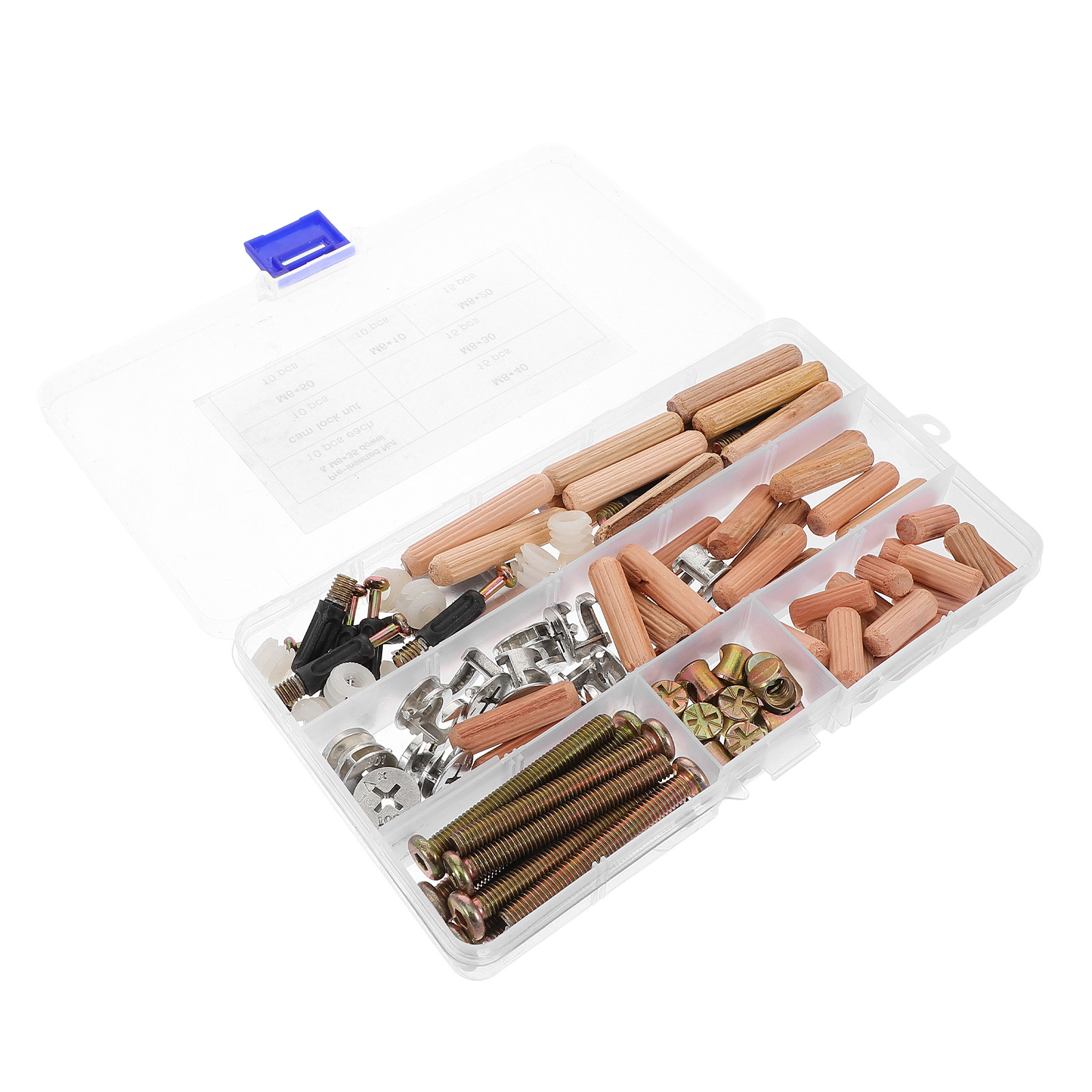 95個入り家具金具セット 二段ベッド用ネジ ボルト 交換キッ - Furniture Hardware Kit のレビューと価格