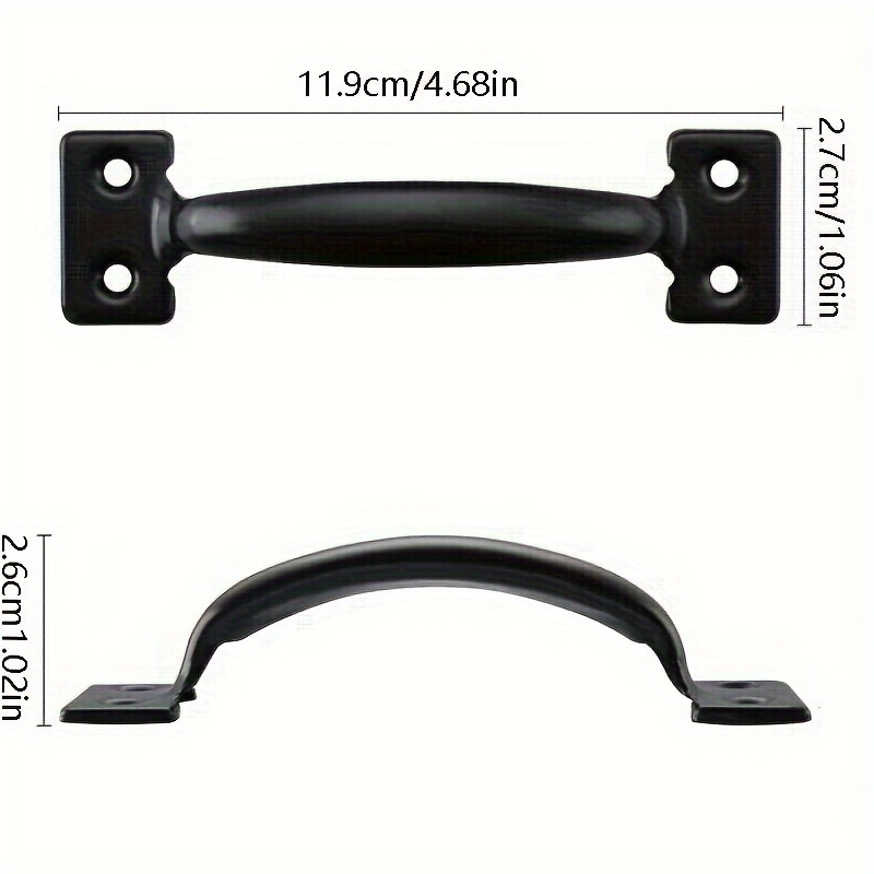 2個入りDIY家具用鉄製ハンドル、ドア、ゲート、窓、引き戸、 - Furniture Hardware Kit のレビューと価格